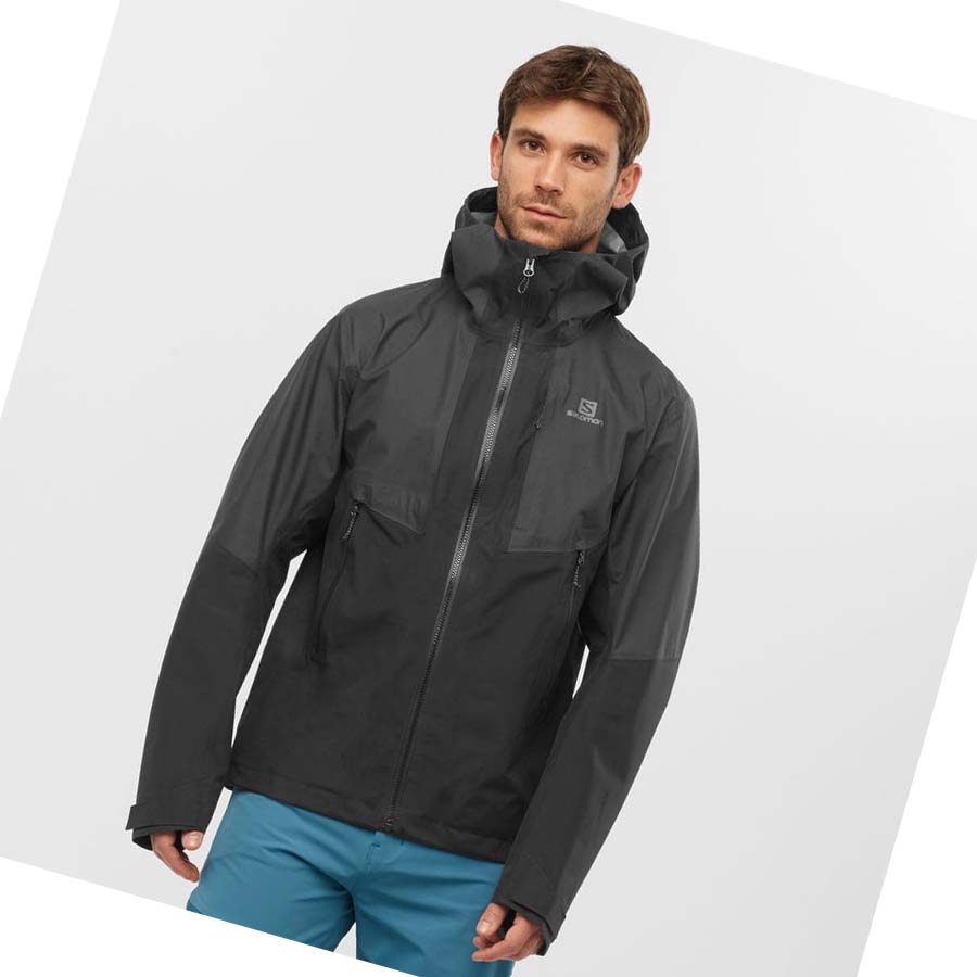 Chaquetas Salomon OUTLINE GORE-TEX HYBRID Hombre Negros | MX 3288AHK